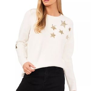 CECE WHITE SWEATER